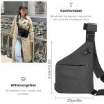 Gipfelfreund Anti-diefstal tas, Gipfelfreund Anti-diefstal schoudertas, borsttas, voor dames en heren