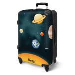 NoBoringSuitcases.com Kinderkoffer, handbagage, harde koffer met TSA-slot, jongens en meisjes, trolley, reiskoffer, draagtas, rolkoffer, klein of middelgroot, 23 planeten, kinderba