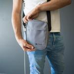 ITACA - Schoudertas voor heren, klein met verstelbare riem, kleine schoudertas voor heren, gemaakt van hoogwaardige materialen, duurzaam kleine schoudertas voor heren, herentas om 