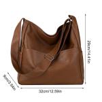 RYTEJFES Tas voor dames, blauw, zwart, modieus, grote handtas, schoudertas met veel vakken, schoudertas, handtassen, casual damestas voor kantoor, school, winkelen, reizen