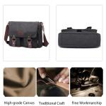 FANDARE Canvas Messenger Bag Schoudertas 7,9 inch iPad Tas Schoudertas Unisex Canvas Tas Werktas voor Mannen en Vrouwen, Heren/Dames Reizen Schoudertas
