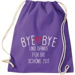 Shirtinstyle Gymtas, bye bye en dank voor de mooie tijd, opvoeder, leraar, leraren, gymtas, tas, schooltas, kleuterschool