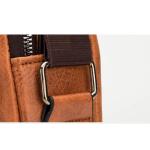 CHDWEY Umhängetaschen für Herren Männliche Handtasche Messenger Bag Luxus Geschäftsmann Handtasche Umhängetasche Pu. Kleine Crossbody-Tasche aus Leder Männer stilvolle Freize