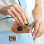 Kinder-Geldbörse, Capybara-Thema, Cartoon-Geldbörse, interaktives Haustierspielzeug und Crossbody-Kindergeldbörse, Kleinkind-Geldbörse, Grün , Ultraweich