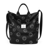 Dameshandtas, canvas, shopper, schoudertas, casual, groot, voor school, werk, dagelijks gebruik, winkelen, Milk.