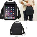 ANPTER Schoudertas voor heren, crossbody, herentas, mobiele telefoon, handtas, kleine omhangen, tas, Shulder Bag, Messenger voor vrije tijd, vakantie, uitstapjes, Zwarte schouderta