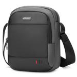 BAIGIO Herentas, schoudertas, klein, voor tablet/iPad 8 inch, heren schoudertas, crossbody bag, reizen met veel vakken, voor sport, reizen, werk