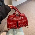 Ita Bag Rugzak Kawaii Messenger Bags Y2K Women's Hobo's & Schoudertassen Rood Vintage Handtas met Strik Leuke Tote Bag Esthetische Schoudertassen Handtassen Handtassen, rood