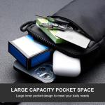 DONGKER Sling Chest Crossbody Bag, waterdichte lichte borstzak, sling schouderrugzak voor heren en dames