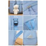 Gelb&Schwarz Tragetasche und Rucksack, japanischer Rucksack, koreanische Mode, vielseitig, Mittelschule, Schüler, Schultasche, große Kapazität, Reisetasche, Schulrucksack