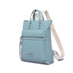 Dames Rugzak Mode Reisrugzak Lichtgewicht PU Schoudertas Vrouwen Waterdicht Casual Dagrugzak met Boho-chique Banden (Blauw)