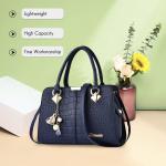 Elegante dameshandtas, schoudertassen, rugzakken, reistas, boodschappentas, shopper, messenger tassen, waterdichte tas, PU-leer, Blauw B, L, Elegant, elegant