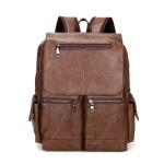 CHDWEY Umhängetaschen für Herren Multi Pocket Rucksack Männer Mode Rucksack Casual Sport Rucksack Teenager Gute Qualität Männer Rucksack Handtasche(Coffee)