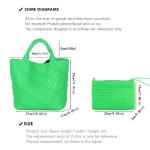 JINMANXUE Unisex Fashion Woven Bag Damen-Tragetasche