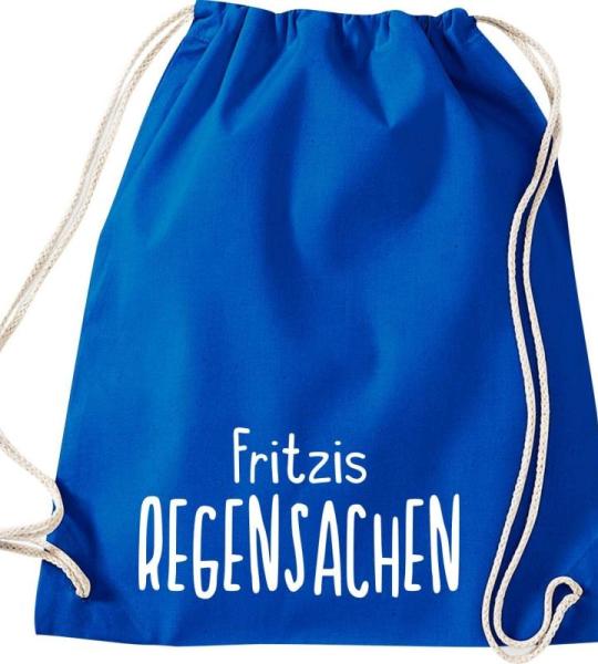 Shirtinstyle Gymtas, regenspullen met wensnaam, kinderdagverblijf, school, vrije tijd, gymtas tas tas