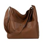 RYTEJFES Tas voor dames, blauw, zwart, modieus, grote handtas, schoudertas met veel vakken, schoudertas, handtassen, casual damestas voor kantoor, school, winkelen, reizen