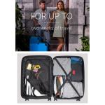 Hauptstadtkoffer Spree, koffer met harde schaal, trolley, rolkoffer, reiskoffer, kan breder worden gemaakt, TSA, 4 wielen, turquoise