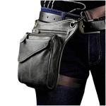 Waterdichte Motortas Echt Leer Mannen Multifunctioneel Ontwerp Casual Sling Schouder Messenger Bag Reizen Taille Riem Pack Drop Been Tas (Color16)