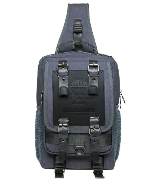 KAUKKO Canvas Tactical Vintage Borsttas Tactical Schoudertas
