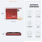 Vrouwen Clutch Bag Glitter Avondtas Met Ketting Riem Speciale Envelop Clutch Schoudertas voor Bruiloft Bruids Feest Sparkle Elegante Dames, Bordeaux
