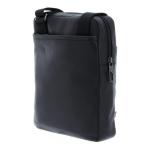 Piquadro Akron Schoudertas, leer, 22 cm