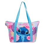 Stitch draagtas voor dames meisjes Reisstrandtas Volledig gevoerd met rits, groot schouderhandvat, handbagage voor 's nachts