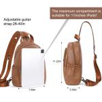 Kleine rugzak voor dames, elegante waterdichte schooltas, dagrugzak, mini lederen rugzak voor dames, rugzak, tas, 2-in-1 tienermeisjes, schooltassen, bruin
