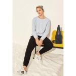 FANDARE Sling Bag met hoofdtelefoonopening voor studenten, party, outdoor, multifunctionele schoudertas voor dames en heren, slijtvast canvas, zwart, Casual
