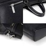 CHDWEY Umhängetaschen für Herren Herren Lederaktenkoffer, für Reisebüro Business Bag Große wasserdichte Tasche mit Fit Laptop Große Kapazität Geeignet für Arbeit/Schule/im 