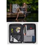 HAUPTSTADTKOFFER Midden grote harde koffer, TSA, 4 wielen, check-in bagage met 8 cm volumevergroting, 77 cm, 130 liter, grafiet, Grafito., koffer