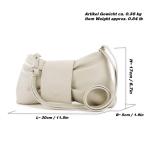 - T214 - Italiaanse schoudertas clutch leer klein, mosterdgeel, Small
