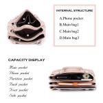Leren dameshandtas, schoudertas, handtassen, waterdichte draagtas, multifunctionele hengseltas, schoudertas, groot, voor werk, school, shopper, reizen, 43#roze, Modieus