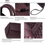 JINMANXUE Unisex Fashion Woven Bag Damen-Tragetasche