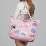 Barbie Malibu-Soleil strandtas, roze, 52 x 37 cm, roze, Eén maat, Soleil Strandtas Malibu