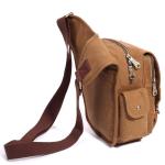 KAUKKO Canvas Tactical Vintage Borsttas Tactical Schoudertas