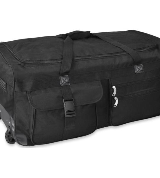 GearUp Extra grote trolley - reiskoffer reistas 80, 100, 120 of 150 liter, naar keuze, kleur zwart/100 liter