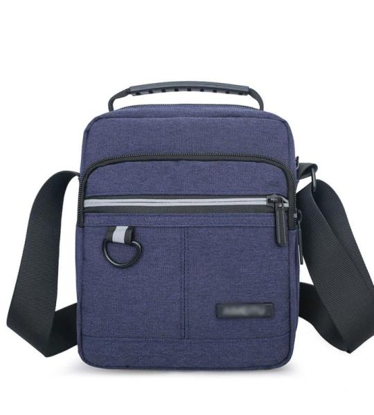 CHDWEY Umhängetaschen für Herren Männer wasserdichte Messenger Umhängetaschen Sling Crossbody Bag Cross Pack Handtasche auf Single-Schulter for Männchen(Blue)
