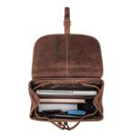 STILORD Tracy' Vintage damesrugzak, leer, groot, 14 inch laptop, rugzak, anti-diefstal, voor werk, school, universiteit, vrije tijd