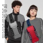 FANDARE Diefstalbeveiliging, borsttas, slingrugzak, casual dagrugzak met USB, voor heren en dames, schoudertas, voor outdoor, sport, wandelen, fietsen, reizen, waterdicht polyester