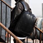 CHDWEY Umhängetaschen für Herren Männer Große PU-Leder Reise Rucksack Laptop Taschen Design Männer Umhängetasche Hohe Qualität Männer Rucksack Handtasche