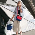 Allrounder Cross – kleine crossbody tas met afneembare en verstelbare schouderriem – van waterafstotend materiaal, Nautic, 24 cm, nautic