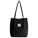 Modieuze strandtas tote bag, zwart, 30 cm x 34 cm x 12 cm, Hedendaags