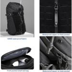 Sling Bag Fit Sling Bag Fit 12,9 inch iPad Pro, 15 l, grote capaciteit, waterdichte sling rugzak, crossbody bag, borstzak voor werk, reizen, wandelen, sport, Camouflage
