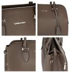- Dames Bugatti Handtas Draagtas - Shopper Tote PU Leer Schoudertas - Veel Zakken Vakken Rits Crossbodytas - Vrouwen Meisje Tassen - Mode Stad Werk - Taupe Bruin