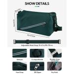 Schoudertas heren schoudertas dames mannenhandtas borsttas crossbody sling bag messenger crossbag multifunctionele tas voor sport reizen pendelen fietsen wandelen, donkergroen, Med