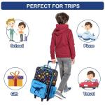VASCHY Reiskoffer met 2 wielen voor kinderen, 52 x 35 x 17 cm, 31 liter