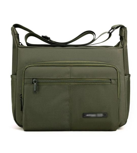 CHDWEY Umhängetaschen für Herren Männer Umhängetasche Casual Crossbody Tasche Outdoor Sport Man Messenger Bag Hohe Qualität Nylon Business Männliche Handtaschen(Green)