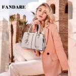 Elegante dameshandtas, schoudertassen, rugzakken, reistas, boodschappentas, shopper, messenger tassen, waterdichte tas, PU-leer, Wit B, L, Elegant, elegant