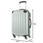 HAUPTSTADTKOFFER - Spree - koffer met harde schaal, trolley, rolkoffer, reiskoffer, 4 dubbele wielen, munt, hand