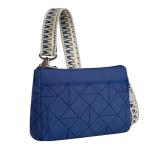 Unisex Boho Anti-Diefstal Clutch Crossbody, Weelderig Blauw, Weelderig Blauw